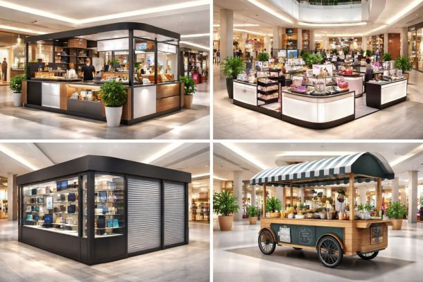 Quais são os modelos de quiosque para shopping? Conheça cada um e suas características