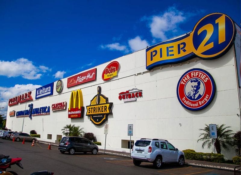 Shopping Pier 21 - Estacionamento Coberto, Setor de Clubes Esportivos Sul  Trecho 2 - Asa Sul, Brasília - DF, CEP 70200-002