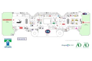 Planta-Shopping-Metro-Tatuape-piso-Metrô-alugueOn