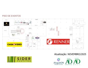Planta-Sider-Shopping-piso-de-eventos-alugueOn