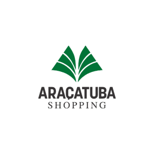 Logo do Araçatuba Shopping em fundo branco