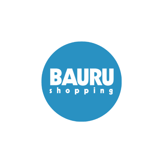 Logo do Bauru Shopping em fundo branco