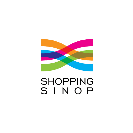 Logo do Shopping Sinop em fundo branco.
