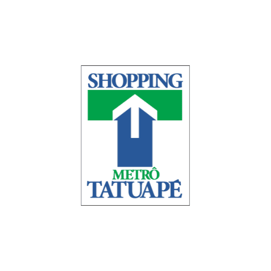 Logo do Shopping Metrô Tatuapé em fundo branco