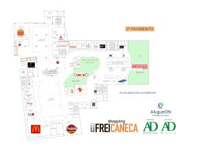 Planta-Piso-2-Pavimento-Shopping-Frei-Caneca-AlugueOn