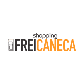 Logo do shopping Frei Caneca em fundo branco.