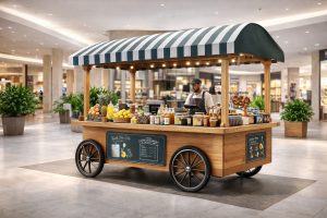 quiosque carrinho no shopping