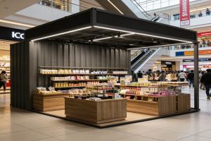 quiosque modular no shopping